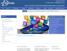 Tablet Screenshot of dictsolutions.com